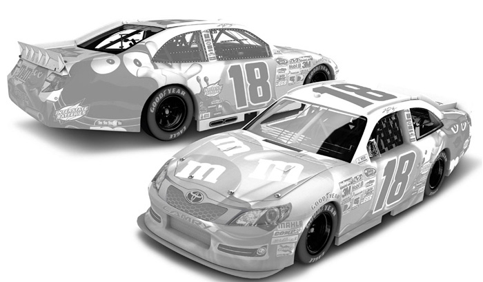 2012 Kyle Busch #18 M&M's / ICE Series Diecast