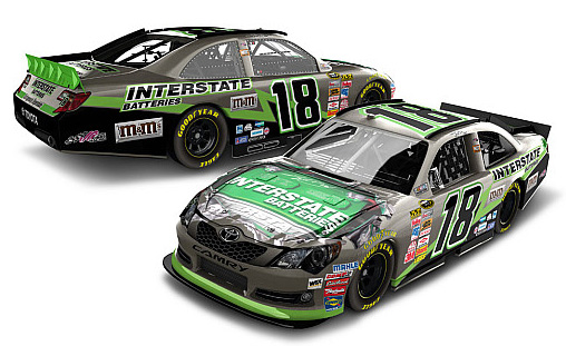 2012 Kyle Busch #18 Interstate Batteries / Brushed Metal Diecast