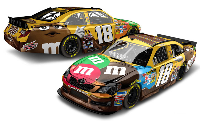 2012 Kyle Busch #18 M&M's Ms Brown / Rampage Diecast