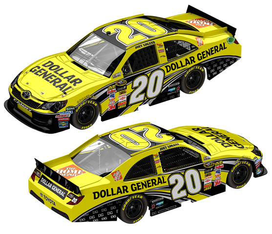 2012 Joey Logano #20 Dollar General Diecast