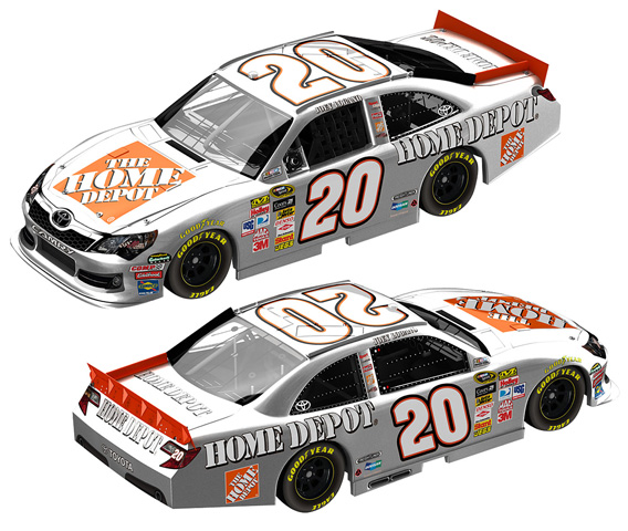 2012 Joey Logano #20 Home Depot / Frost Diecast