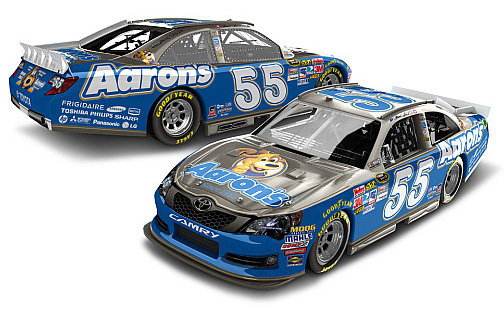 2012 Mark Martin #55 Aaron's / Brushed Metal Diecast