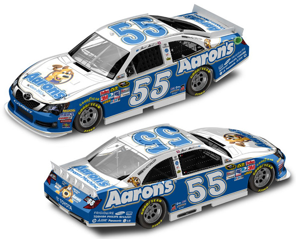 2012 Mark Martin #55 Aaron's Diecast