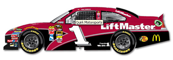 2012 Jamie McMurray #1 LiftMaster 1/64 Diecast