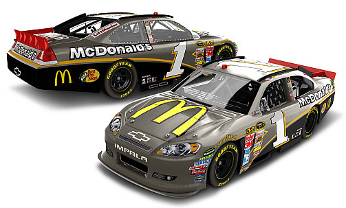2012 Jamie McMurray #1 McDonald's / Brushed Metal Diecast