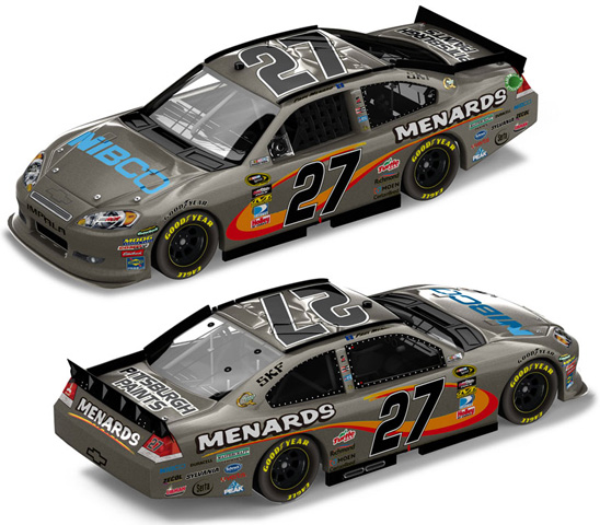 2012 Paul Menard #27 Menards / Brushed Metal Diecast