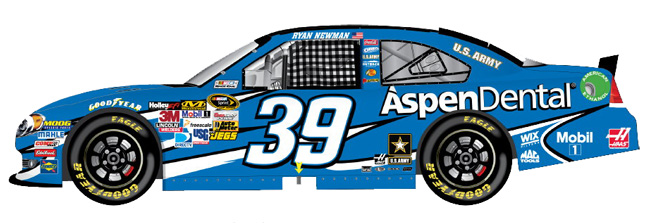 2012 Ryan Newman #39 Aspen Dental Diecast