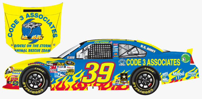 2012 Ryan Newman #39 Code 3 Associates Diecast