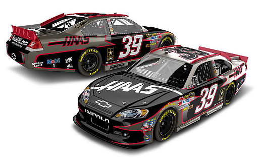 2012 Ryan Newman #39 Haas / Brushed Metal Diecast