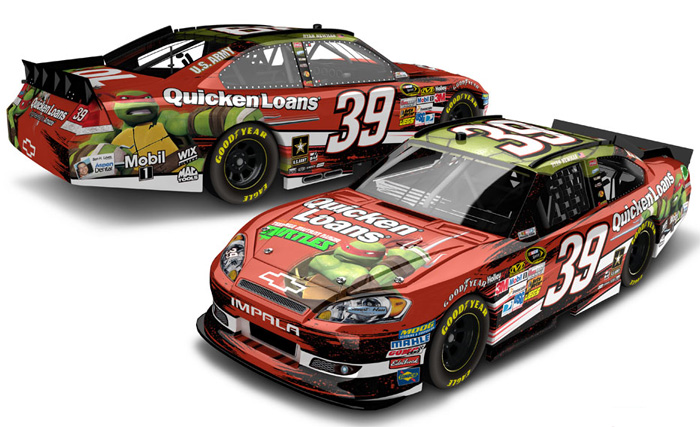 2012 Ryan Newman #39 Teenage Mutant Ninja Turtles Diecast