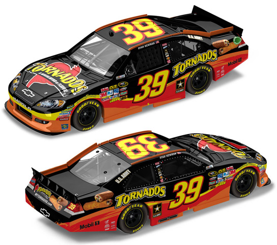 2012 Ryan Newman #39 Tornados 1/64 Diecast