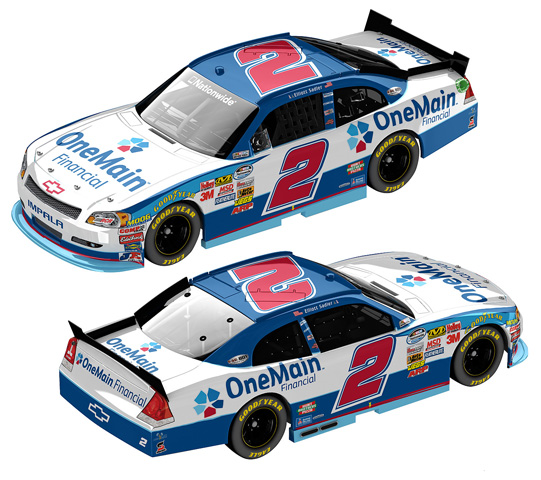 2012 Elliott Sadler #2 OneMain Financial 1/64 Diecast
