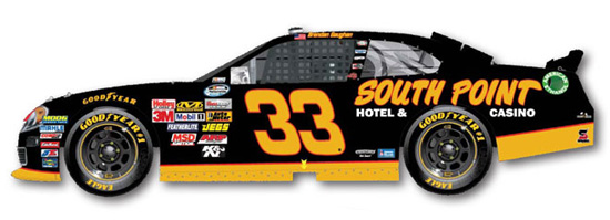 2012 Brendan Gaughan #33 South Point Diecast