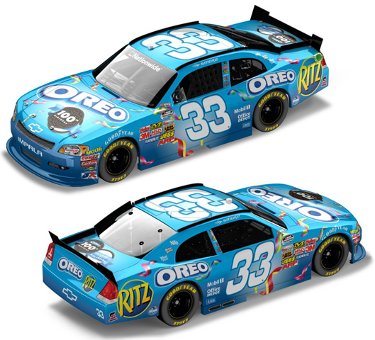 2012 Tony Stewart #33 Oreo 100th Anniversary 1/64 Diecast