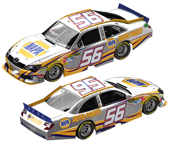 2012 Martin Truex Jr #56 NAPA / Frost Diecast