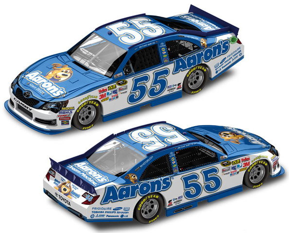 2012 Michael Waltrip #55 Aaron's Diecast