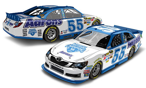 2012 Michael Waltrip #55 Kentucky Wildcats National Champions Diecast