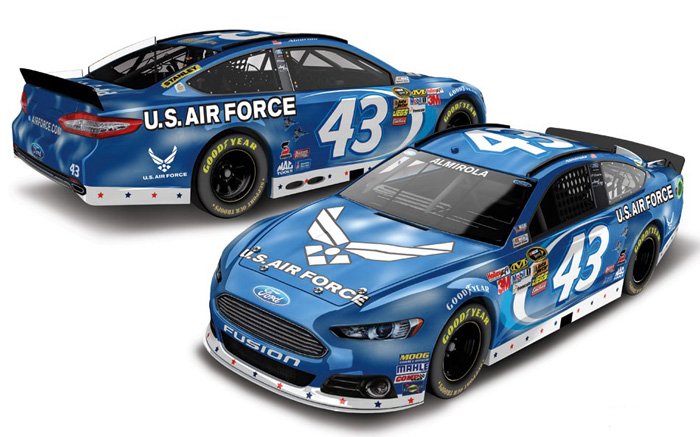 2013 Aric Almirola #43 U.S. Air Force - American Salute Diecast