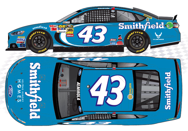2013 Aric Almirola #43 Smithfield Blue Diecast