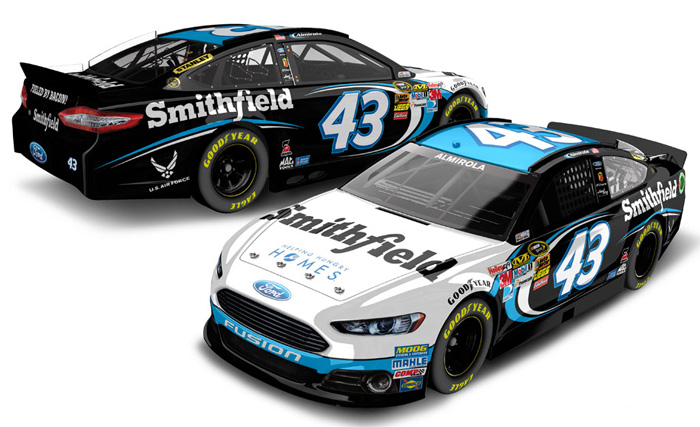 2013 Aric Almirola #43 Smithfield Diecast