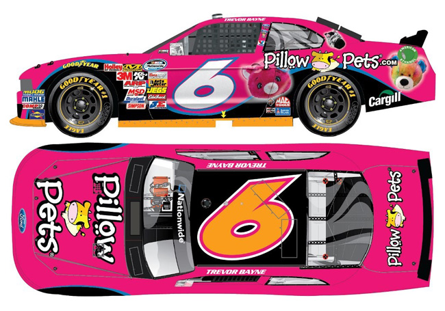 2013 Trevor Bayne #6 Pillow Pets Diecast