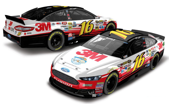 2013 Greg Biffle #16 3M Give Kids a Smile 1/64 Diecast
