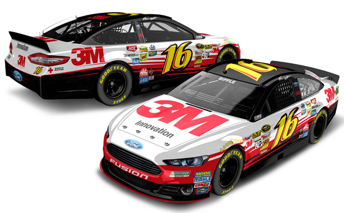 2013 Greg Biffle #16 3M 1/64 Diecast