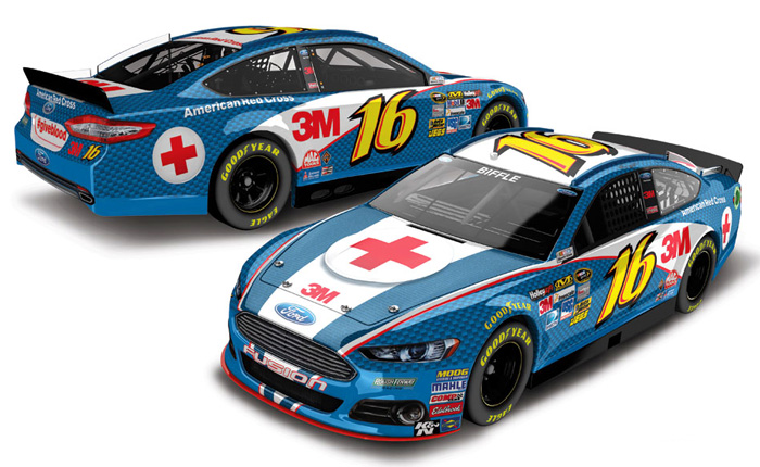 2013 Greg Biffle #16 American Red Cross 1/64 Diecast