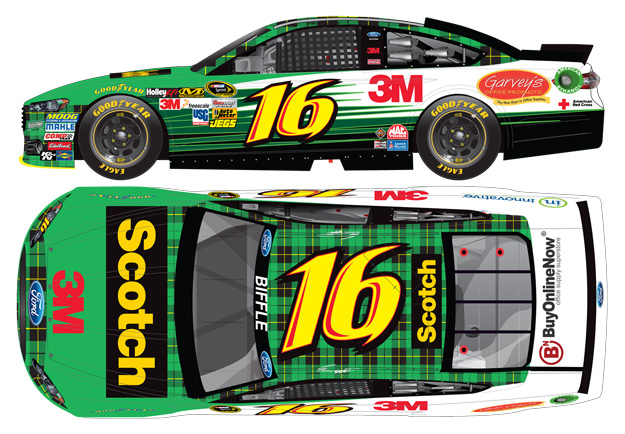 2013 Greg Biffle #16 3M Scotch Diecast
