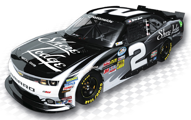 2013 Brian Scott #2 Shore Lodge Diecast