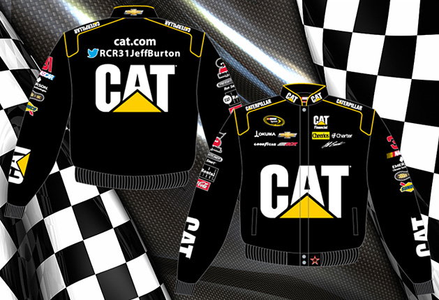 #31 Jeff Burton '13 Caterpillar - NASCAR Uniform Jacket