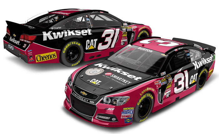 2013 Jeff Burton #31 Kwikset Diecast