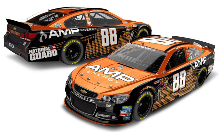 2013 Dale Earnhardt Jr #88 Amp Energy Active Orange Diecast