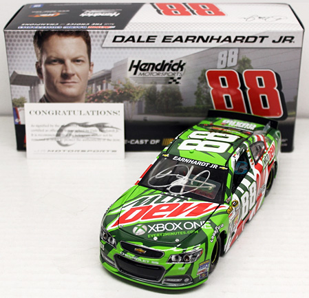 2013 Dale Earnhardt Jr #88 Mountain Dew XBOX Diecast - Autographed