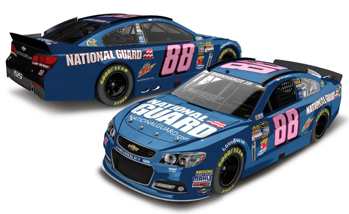 2013 Dale Earnhardt Jr #88 National Guard Pink Diecast