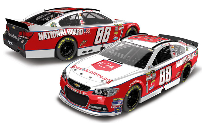 2013 Dale Earnhardt Jr #88 National Guard - Race2Achieve Diecast