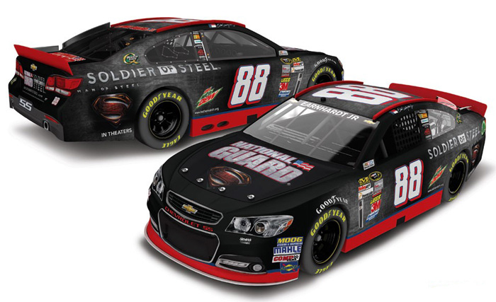 2013 Dale Earnhardt Jr #88 National Guard - MAN OF STEEL 1/64 Diecast