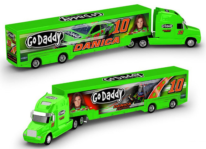 2013 Danica Patrick #10 GoDaddy.com 1/64 NASCAR Hauler