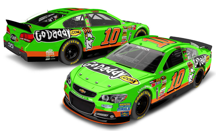 2013 Danica Patrick #10 GoDaddy.com Diecast
