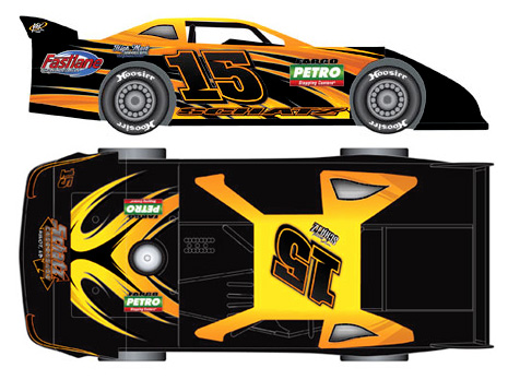 2013 Donny Schatz #15 Dirt Late Model 1/64 Diecast