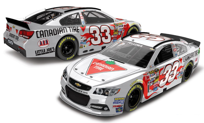 2013 Ron Fellows #33 Canadian Tire Diecast