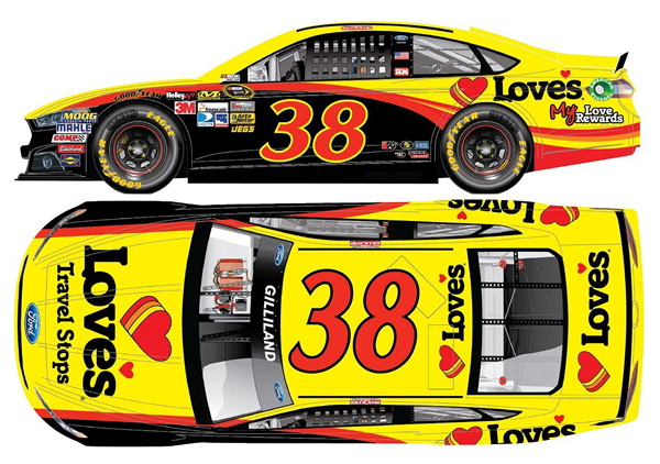 2013 David Gilliland #38 Love's Travel Stops 1/64 Diecast