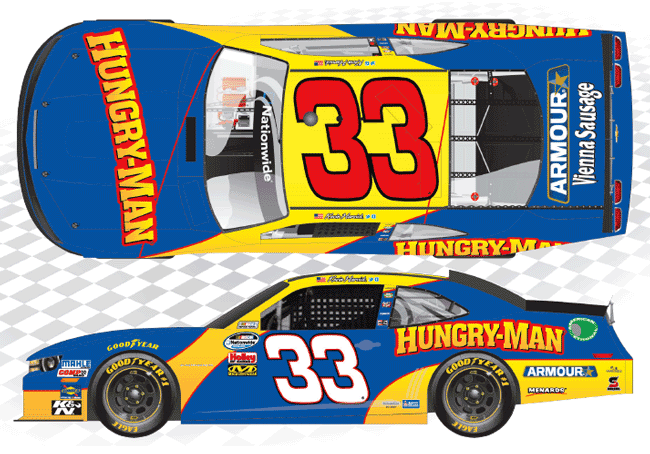 2013 Kevin Harvick #33 Hungry-Man Diecast