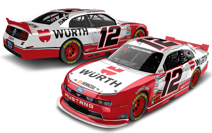 2013 Sam Hornish Jr #12 Wurth Diecast