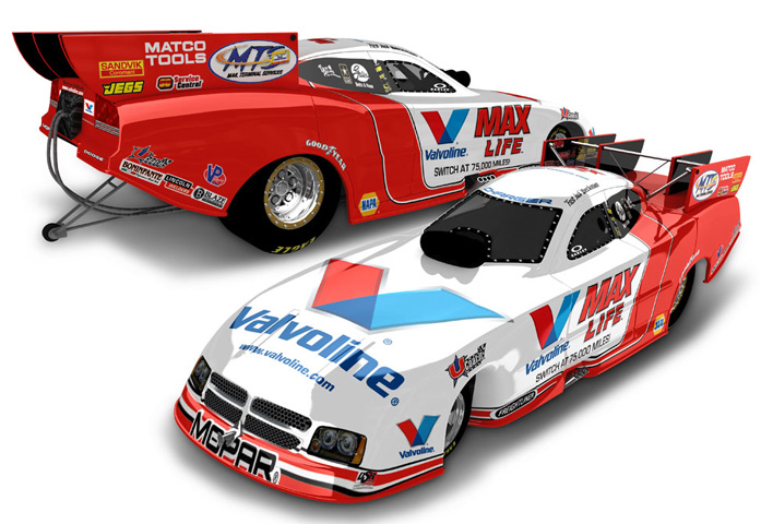 2013 Jack Beckman - Valvoline NHRA Funny Car Diecast - Autographed