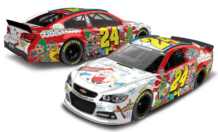 2013 Jeff Gordon #24 Gordon Children's Foundation Holiday Diecast