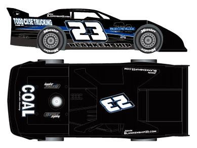 2013 John Blankenship #23 COAL - Dirt Late Model Diecast