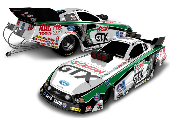john force diecast funny cars