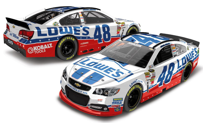2013 Jimmie Johnson #48 Lowe's - American Salute 1/64 Diecast