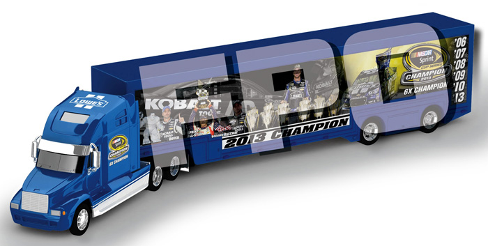 2013 Jimmie Johnson #48 Lowe's - NASCAR Champion 1/64 Hauler